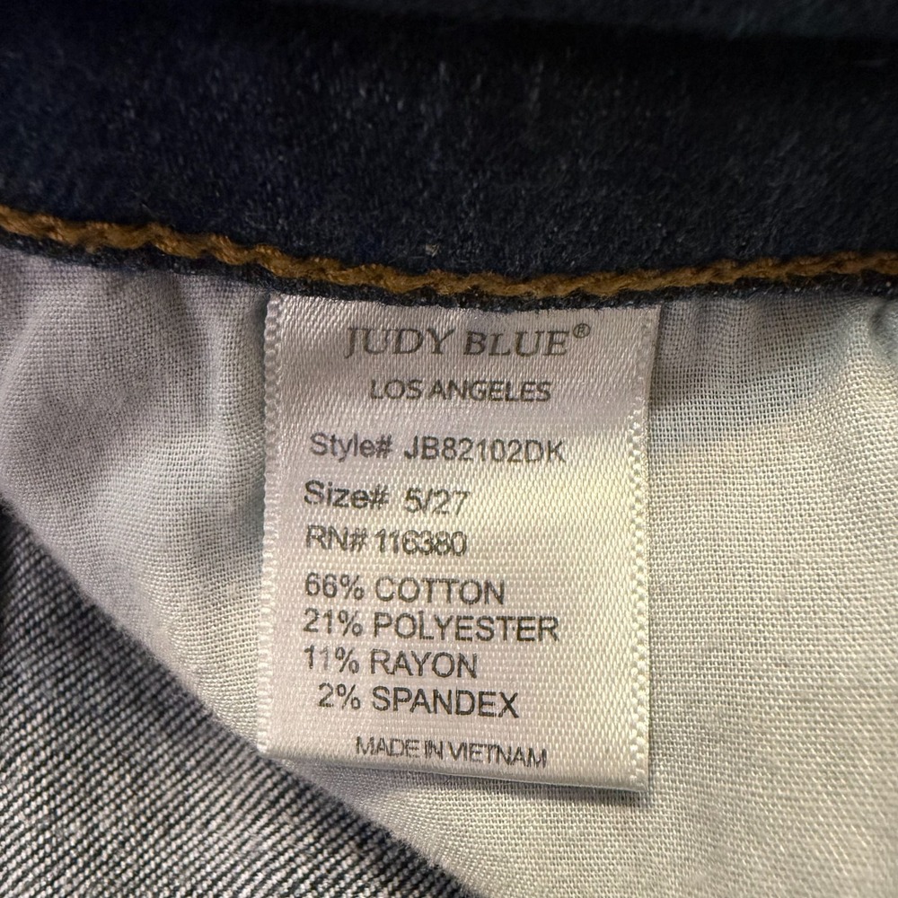 Judy Blue Womens 5/27 Relax Fit Jeans - Picture 4 of 11